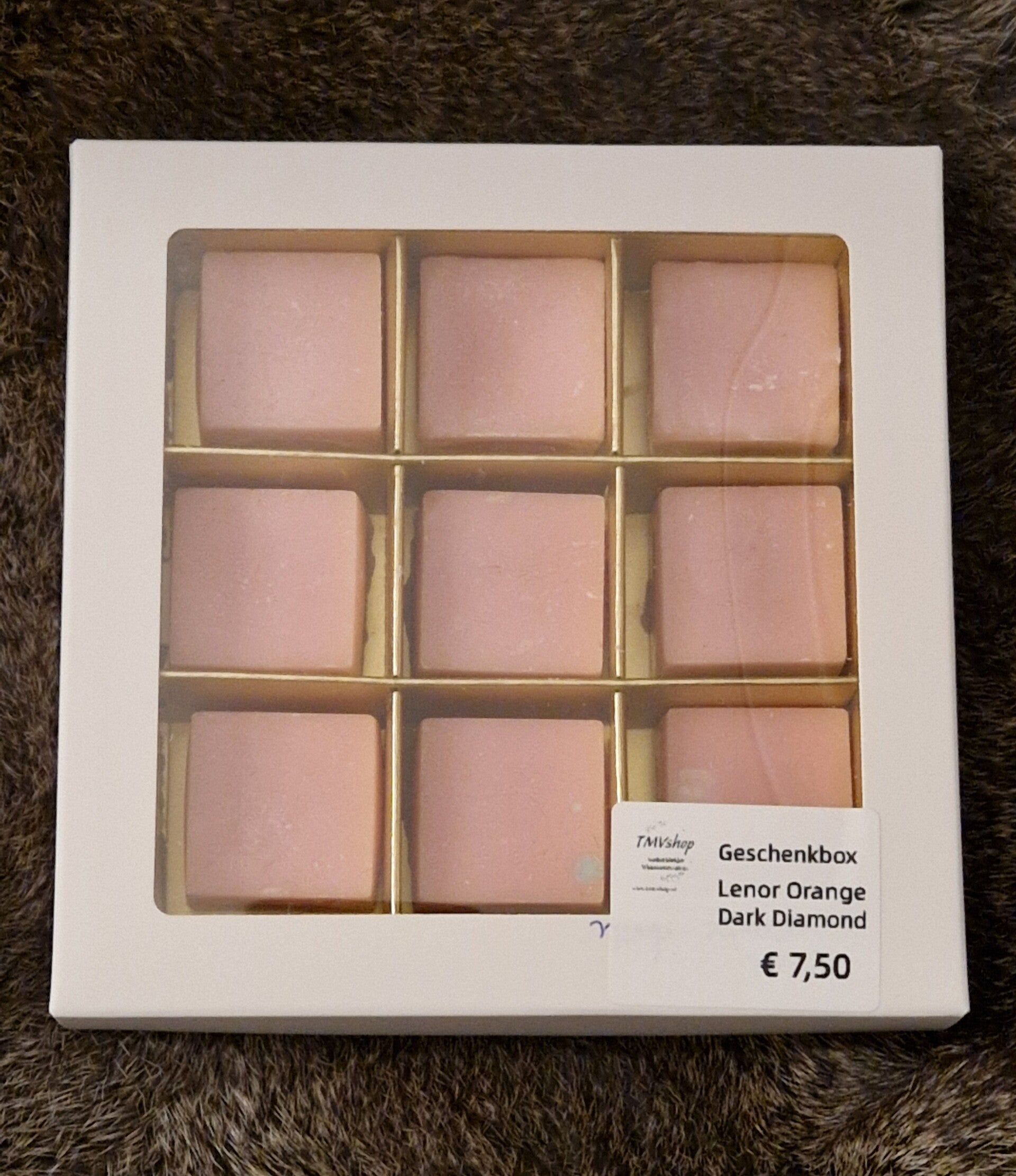 Geschenkbox Lenor Orange Dark Diamond