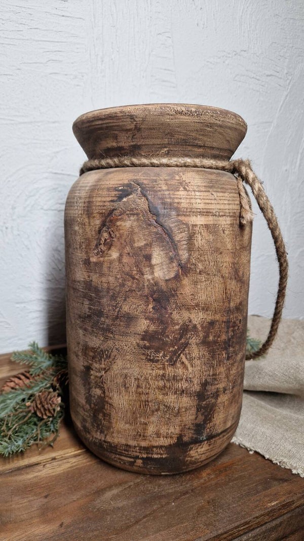 Nepalese Pot met Touw L