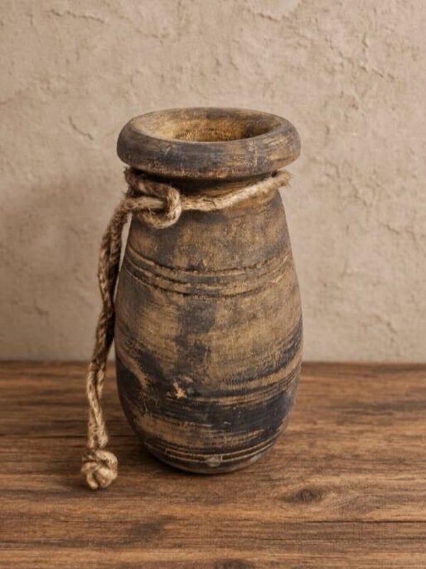 Nepalese Pot met Touw XS