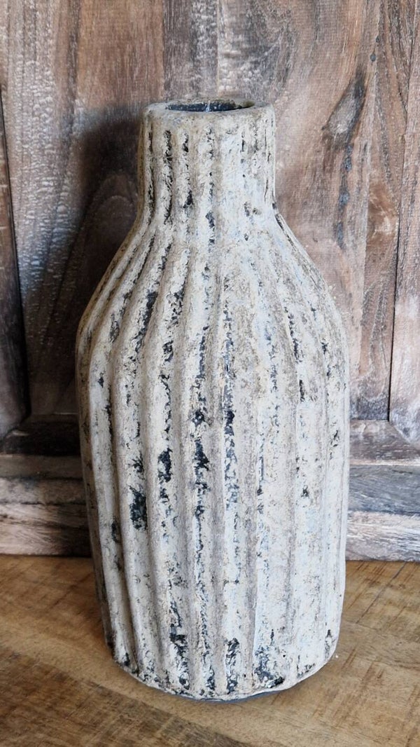 Aardewerk Vaas Grijs