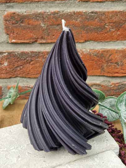 Twist Dennenboom   Zwart       Gr