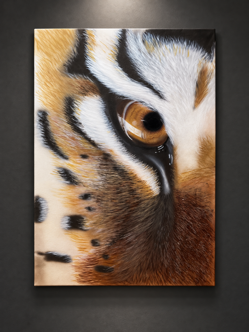 Limited Collection | „Tigerauge“ 50x70cm 450,00€