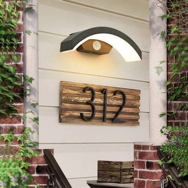 Moderne wasserdichte Outdoor Wand Lampe PIR motion sensor