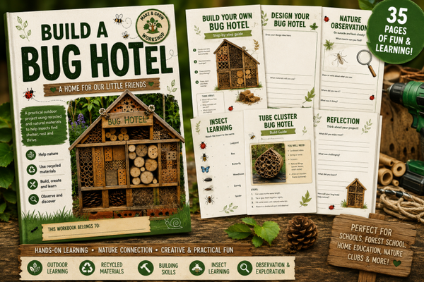 Build a Bug Hotel: 35 Nature-Themed Worksheets, Design Plans & Hands-On Activities