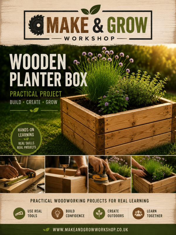 DIY Wooden Planter Box | Practical Woodworking Project