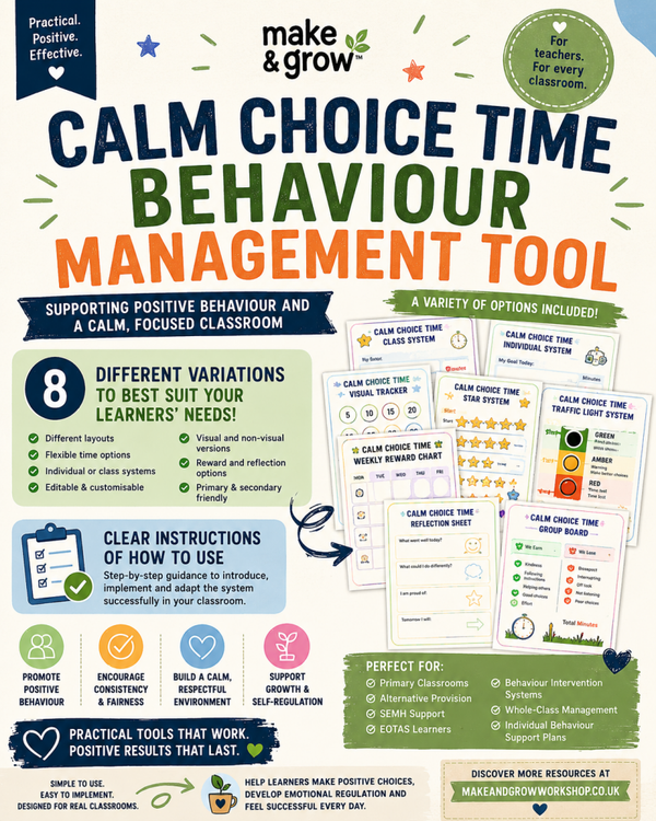 Calm Choice Time Behaviour Management Tool