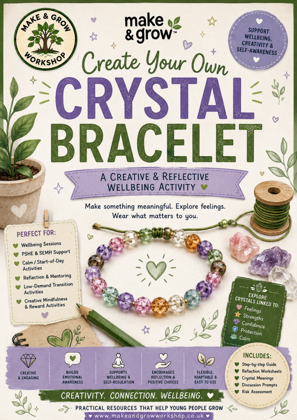 Create Your Own Crystal Bracelet – Wellbeing Activity Pack