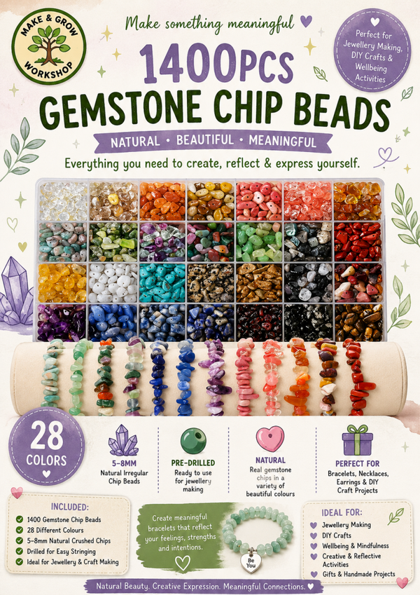 Create Your Own Crystal Bracelet – Complete Wellbeing Kit