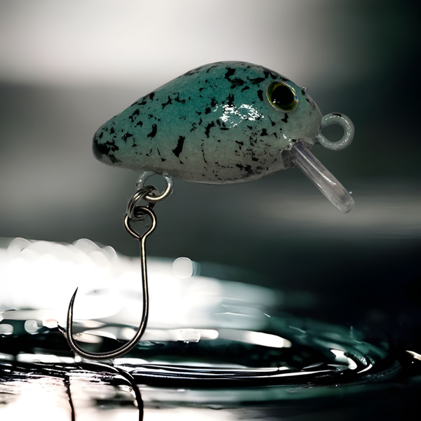 Mini Crank #Grau Türkis Glow