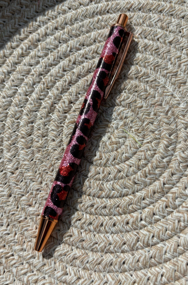 Pink Leopard pen