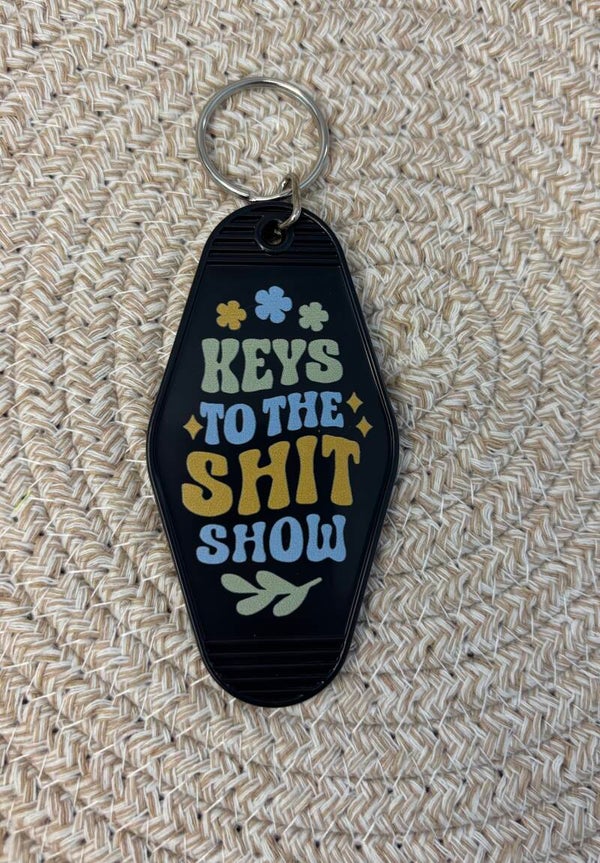 multicoloured keys to the sh*tshow