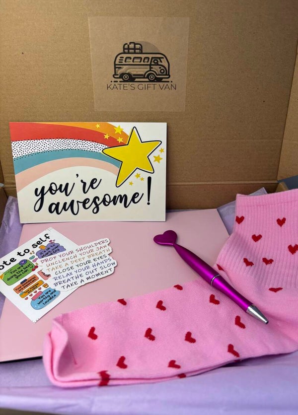 Pink head to toe gift box