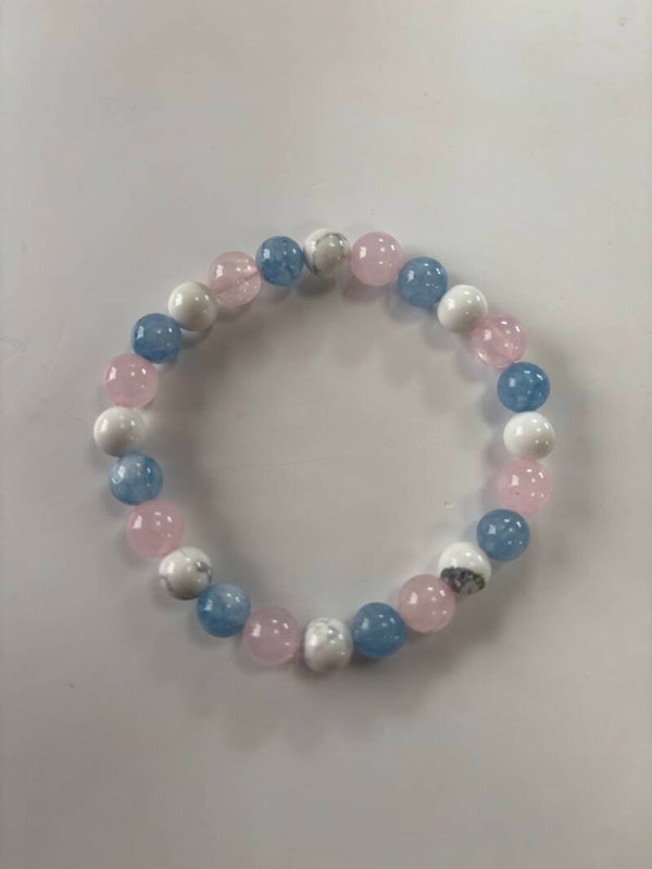 Ocean serenity natural stone bracelet