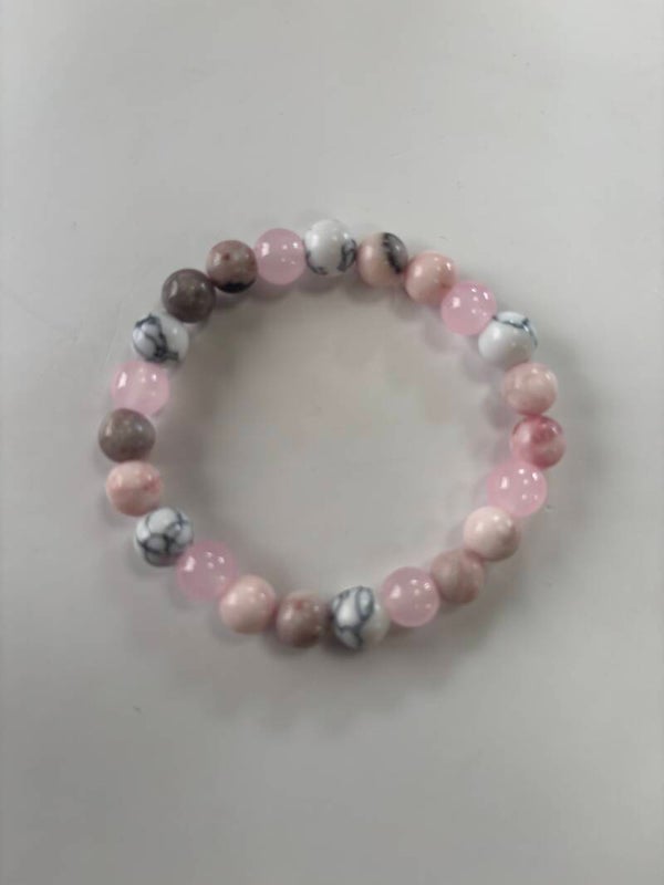 Sunset Peace and tranquility natural stone bracelet