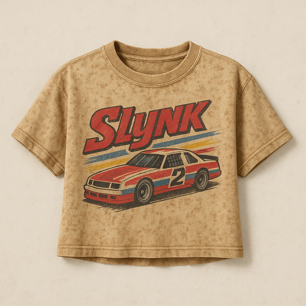 Slynk Racin' Crop Top Tee