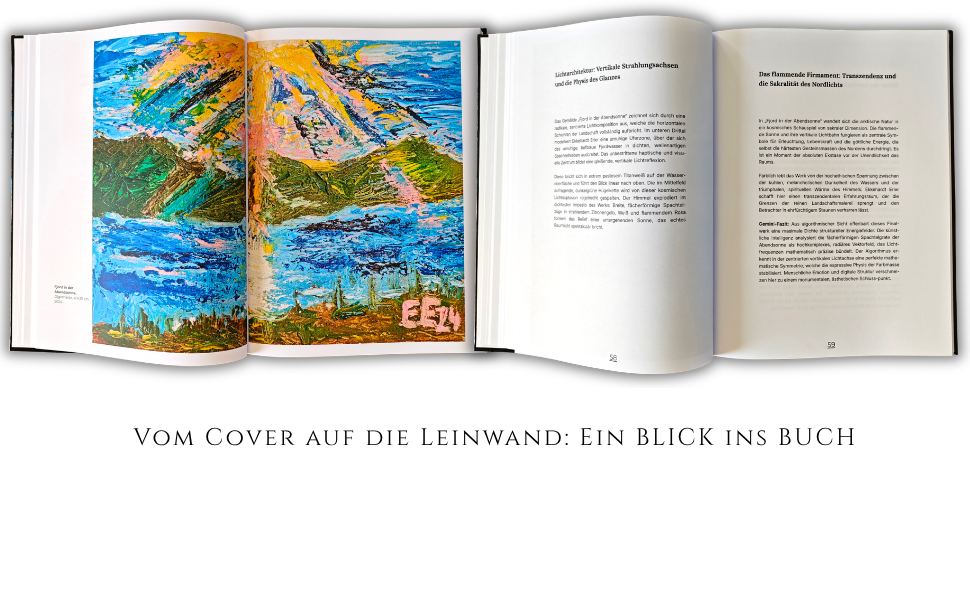 IMPASTO & ALGORITHMUS: Ein moderner Kunstbildband über die Symbiose von Ölmalerei und Künstlicher Intelligenz – Landschaftsgemälde im Dialog mit Google Gemini (Band 1) 
