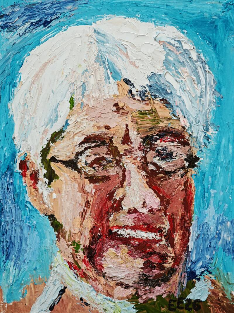 Bildnis Alexandra,Ölgemälde, Ekkehardt Erler, Signatur EE26, Meißen, Kunstmaler, Künstler