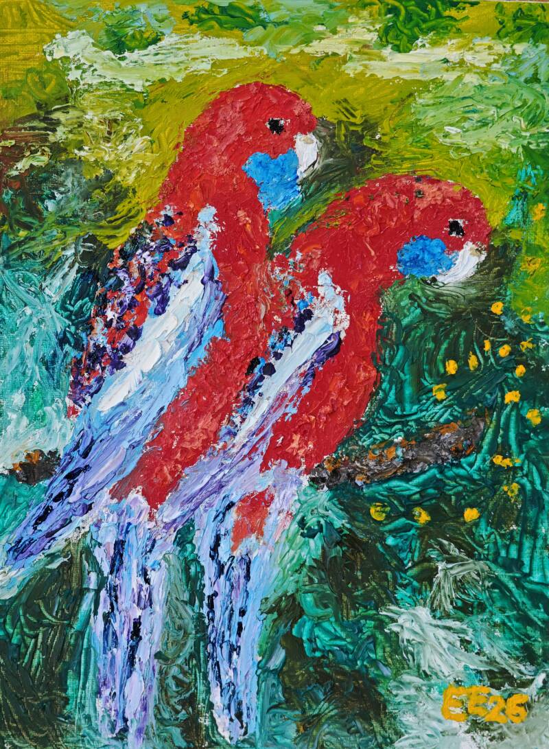 Rosellas Rosi und Hansi