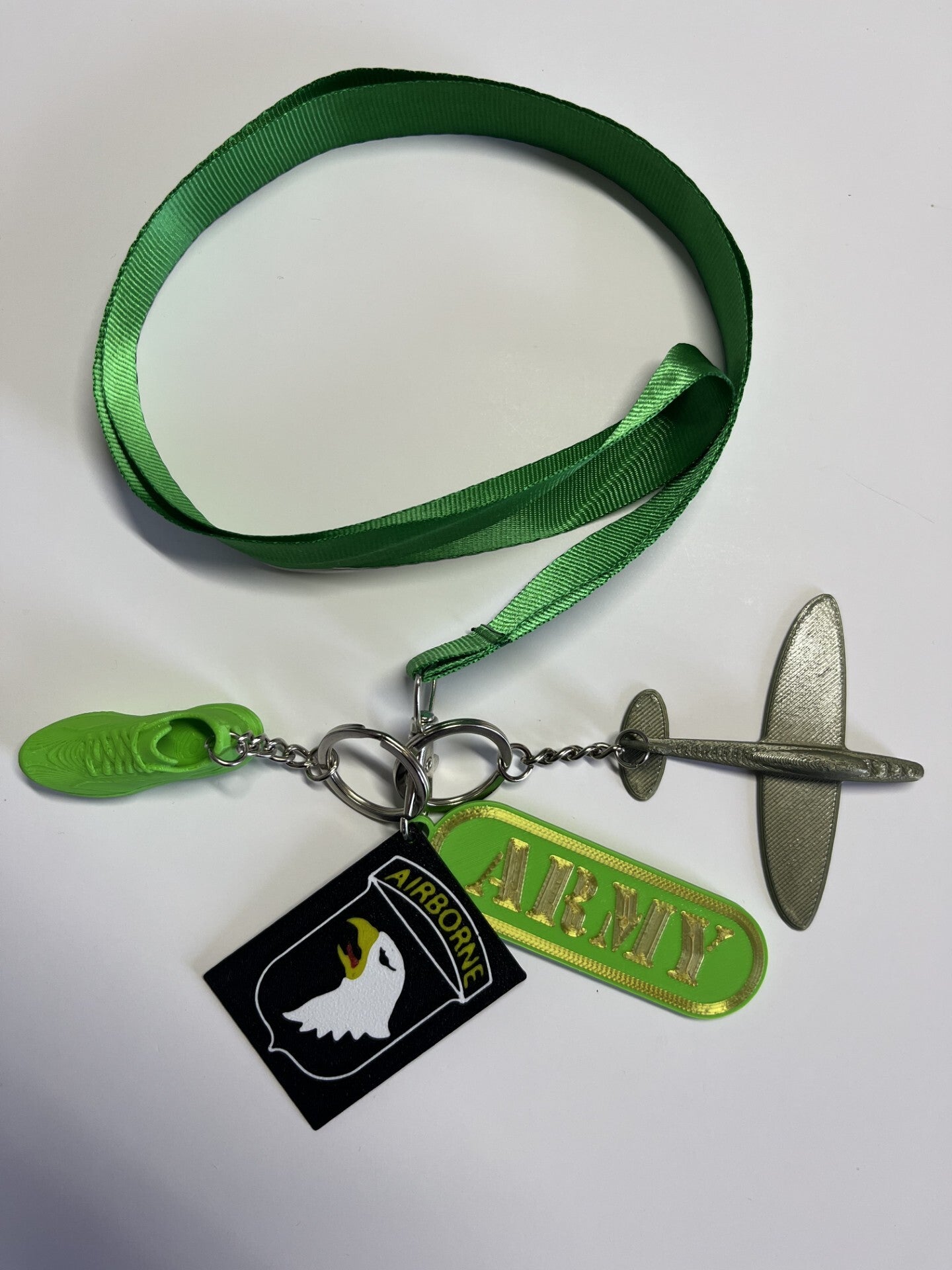 Lanyard Airborne wandeltocht groen