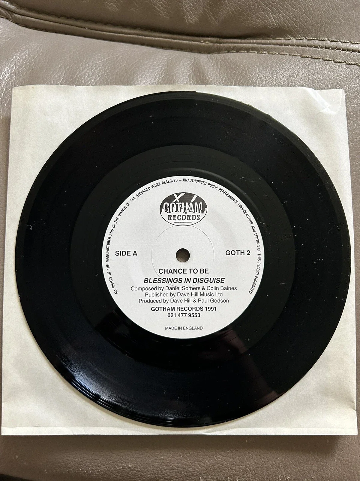 Blessings In Disguise ‎– Chance To Be ( Dave Hill / Slade)