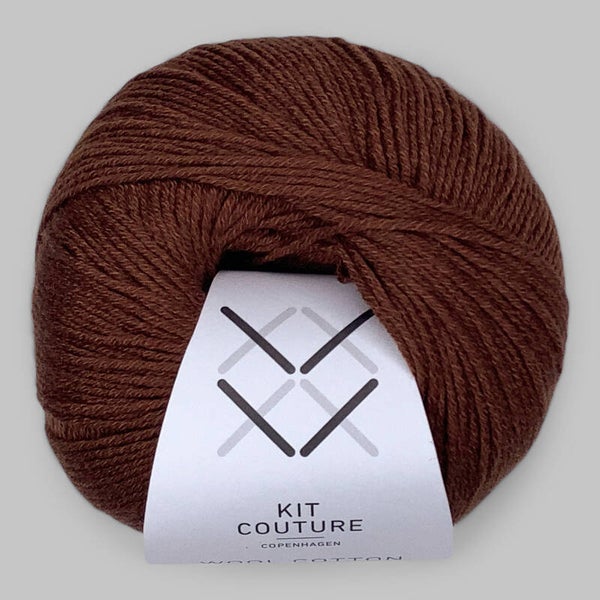 Wool cotton Chokolade