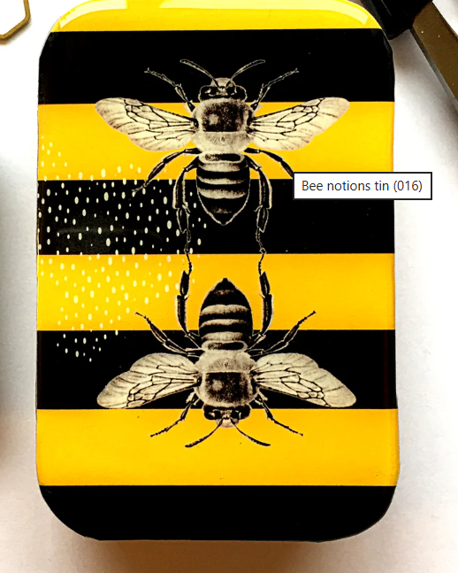 Plåtburk Bee tin