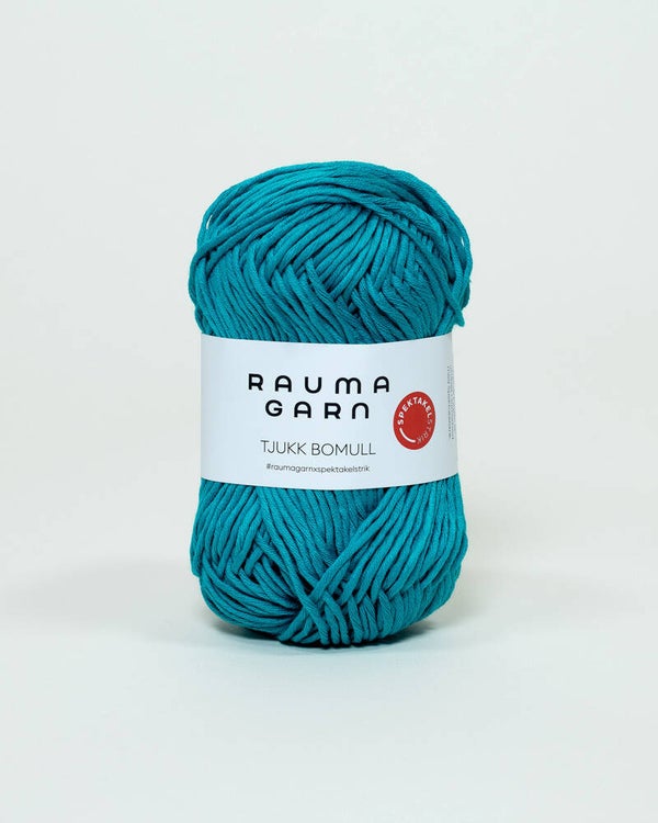 Tjukk bomull Turkis 353
