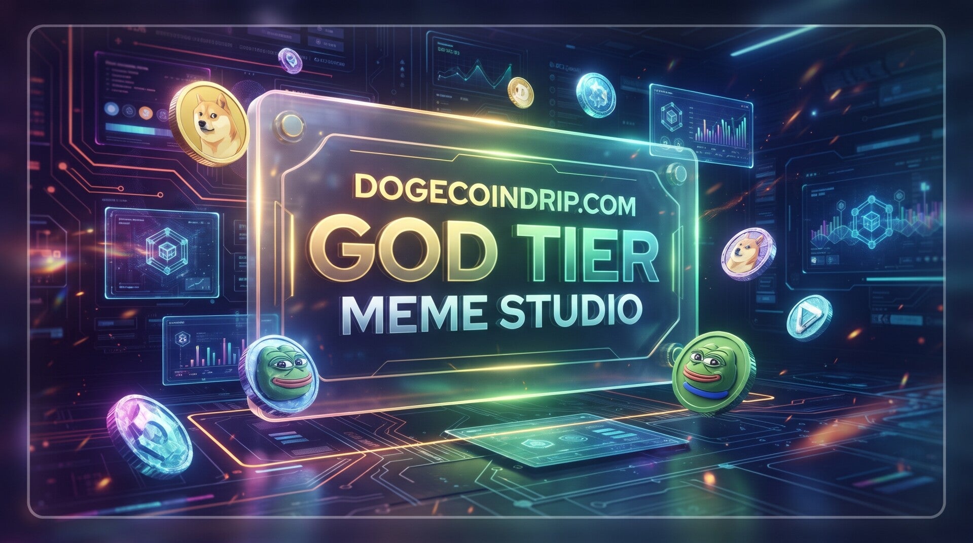 dogecoindrip.com | God Tier Meme Edition Studio & Web3 Tool Suite