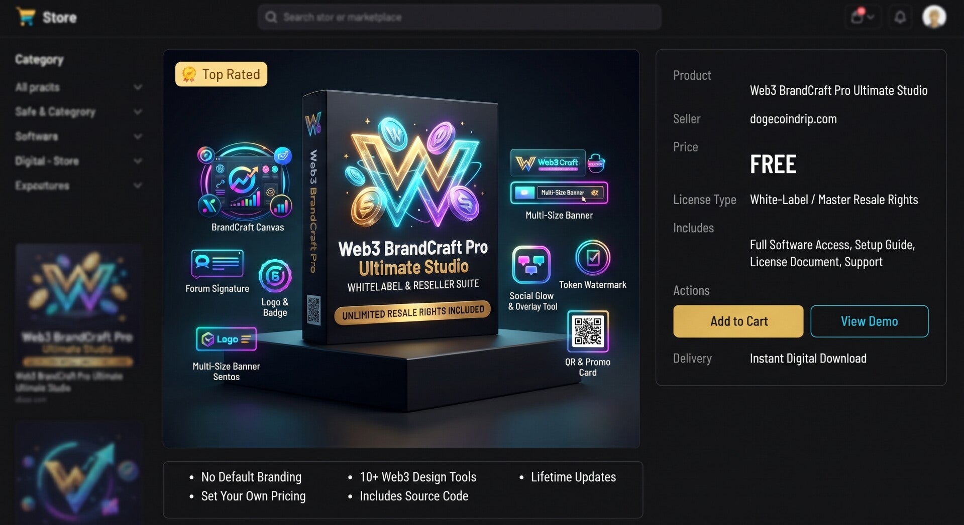Web3 BrandCraft Pro Ultimate Studio | Free White-Label Crypto Branding & Marketing Suite