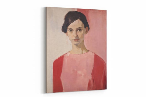 Vrouw in rood