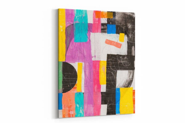 Abstracte Vormen in Pastel