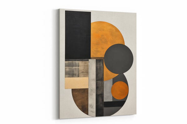 Geometrische balans van cirkels en rechthoeken