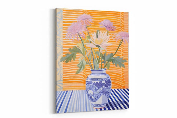 Klassiek geïnspireerd stilleven met kleur