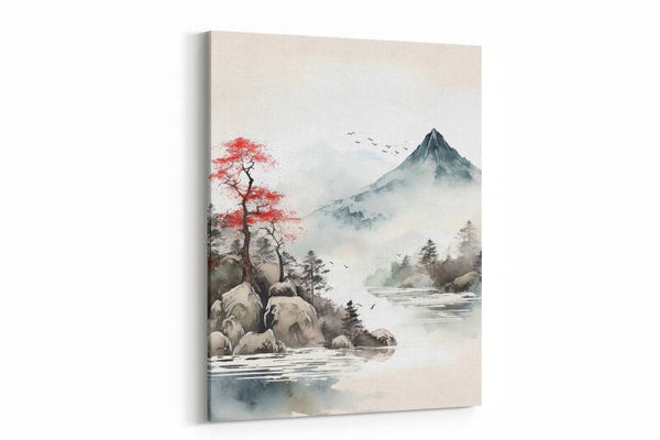 Japanse berglandschap