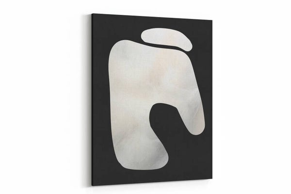 Vloeiende abstracte vorm met een modern tintje