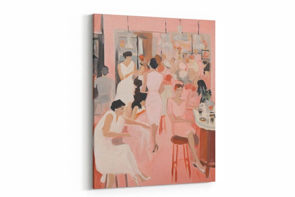 Diner in roze tinten