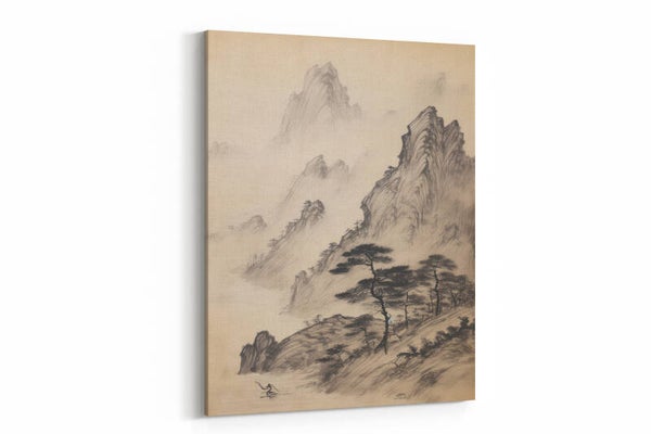 Traditionele Chinese bergschildering