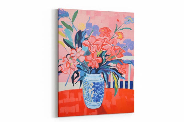 Rode tafelbloemen