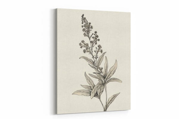 Fijne pentekening van een bloem