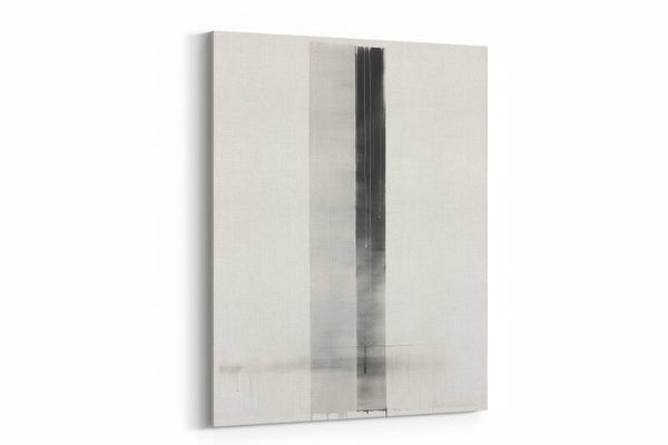 Minimalistisch zwart-wit kunstwerk