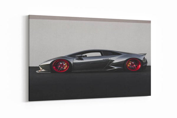 Grijze supercar