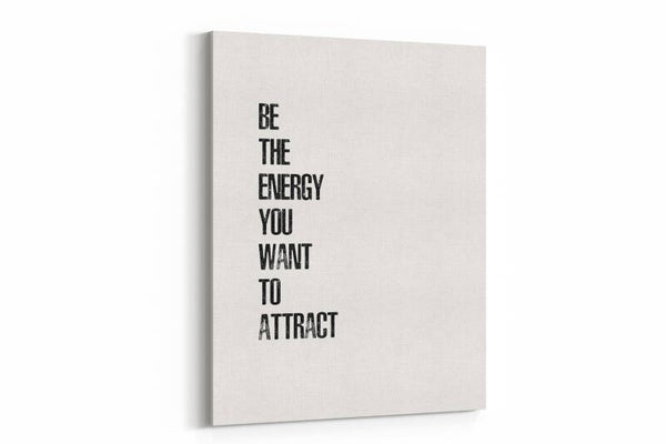 Positieve mindset op canvas