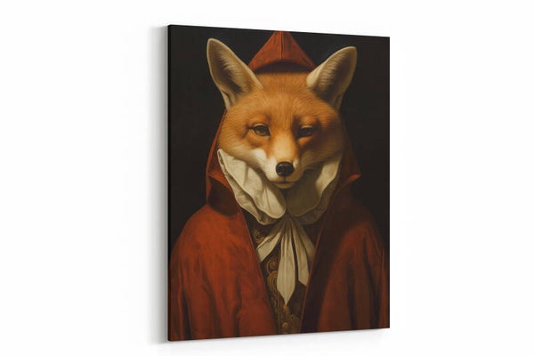 Vos in renaissance kleding