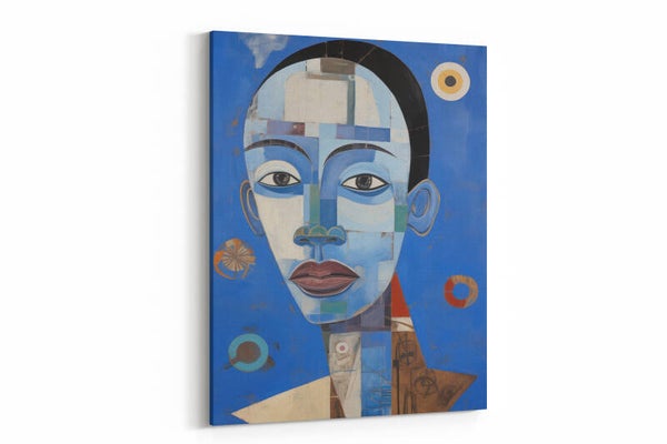 Blauw portret