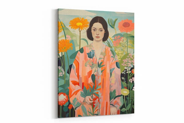 Bloemenpracht in Kimono