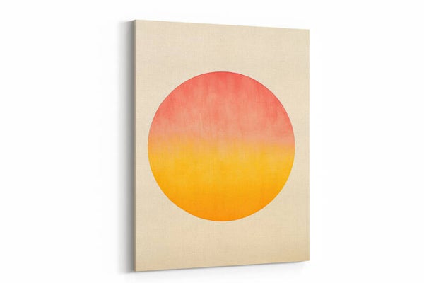 Zonsondergang in abstractie