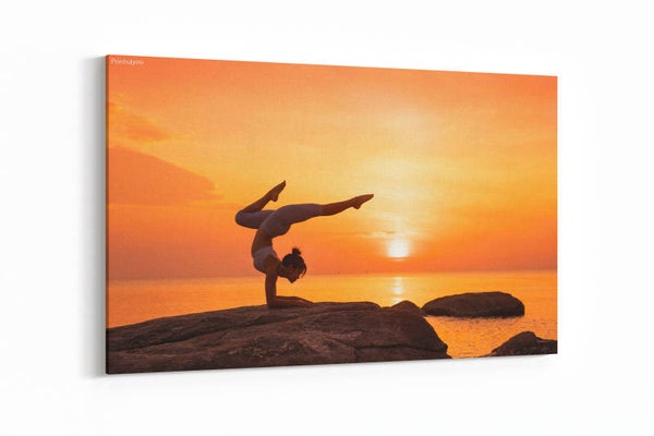 Meisje doet aan yoga