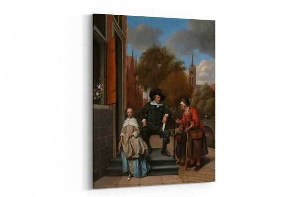 Adolf en Catharina Croeser, bekend als ‘De burgemeester van Delft en zijn dochter’, Jan Havicksz. Steen