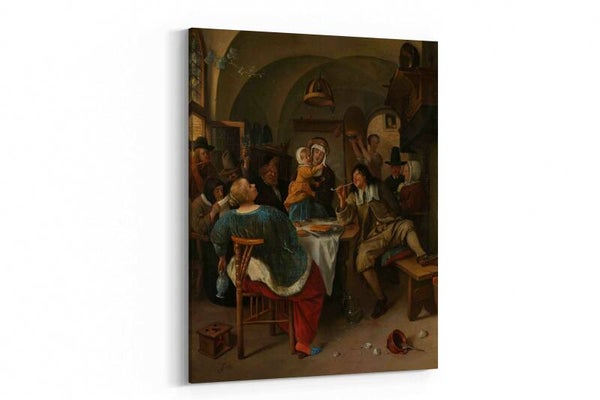 Familietafereel, Jan Havicksz. Steen