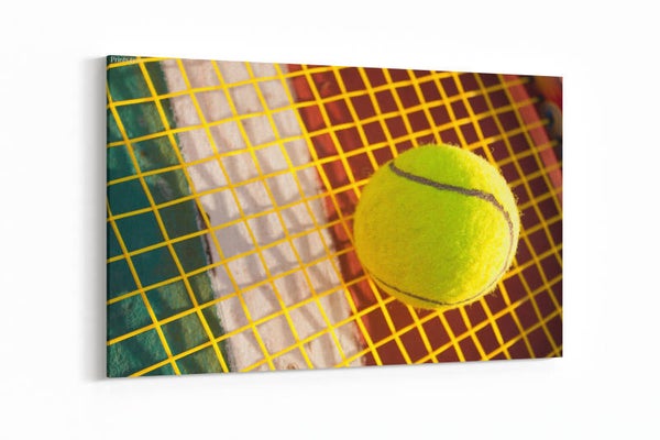 Tennisbal en racket